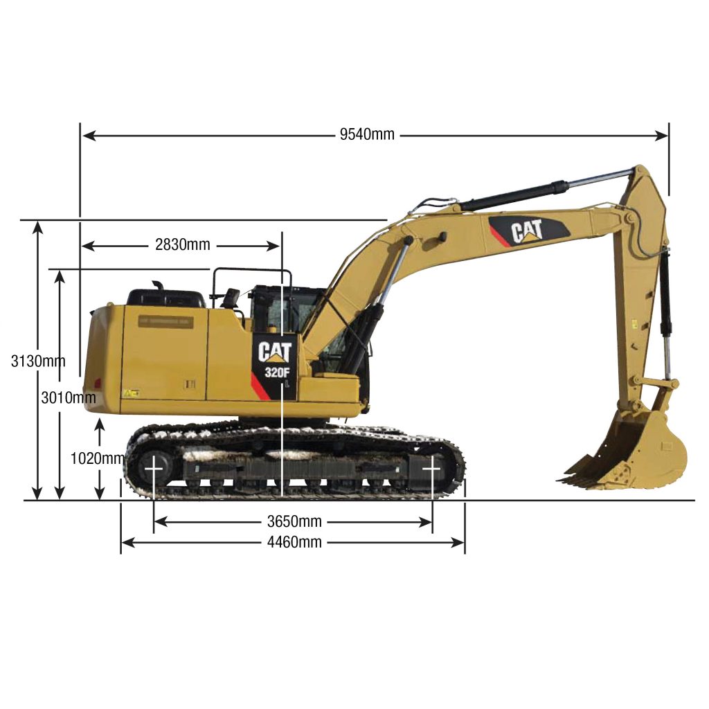 320FL Hydraulic Excavator - Ezyquip Hire